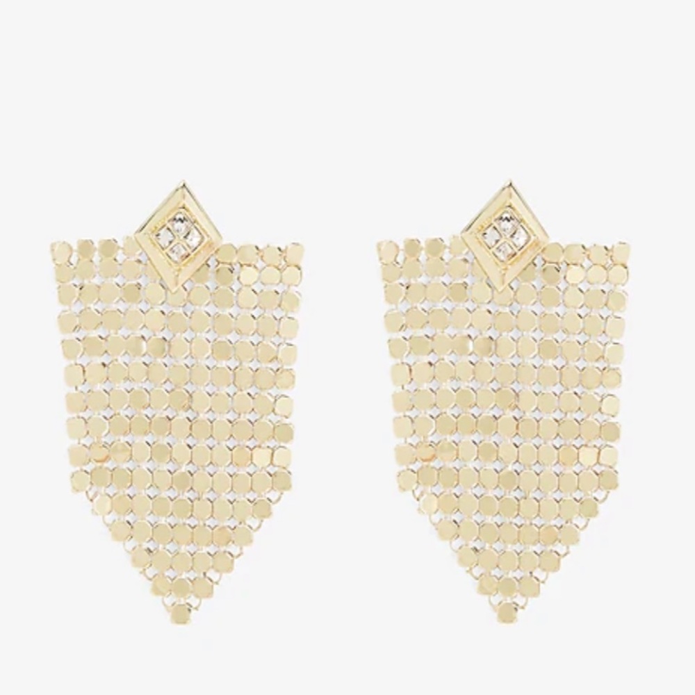 Express X Luv AJ Chainmaille Diamond Earrings